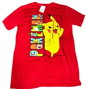 Red Pokémon Graphic T-Shirt XL NWT